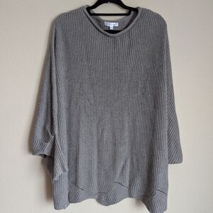 DownEast Gray Sweater Size S